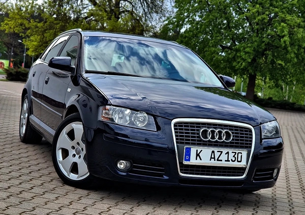 Audi A3 cena 22900 przebieg: 235000, rok produkcji 2008 z Brok małe 742